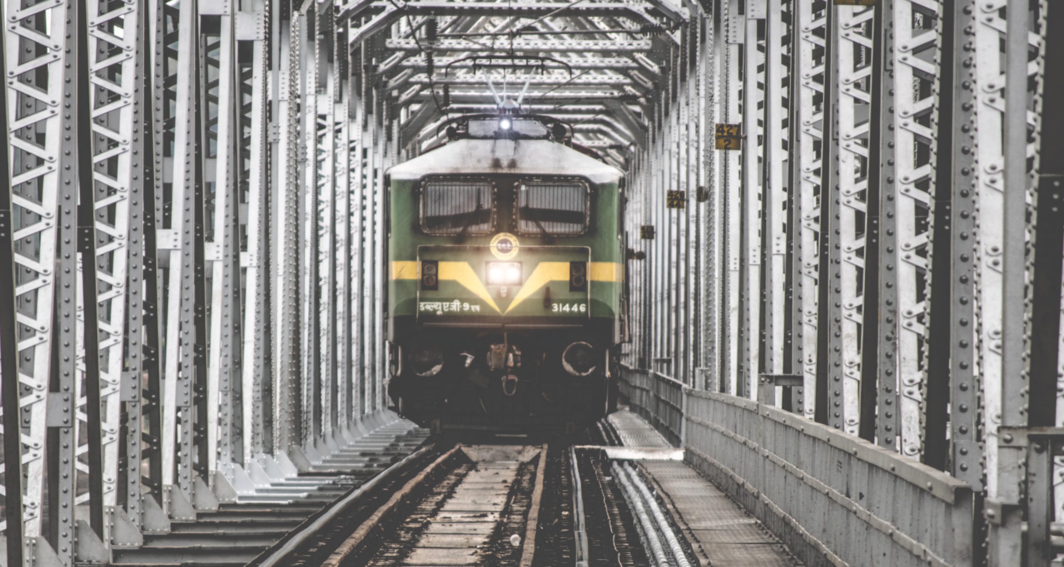 A train in India